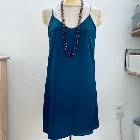 Zara charcoal chiffon shift dress - Picture 1 of 9